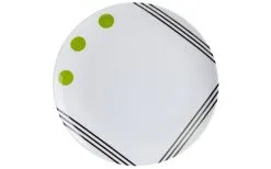 Berger Dots Melamin Essteller Grün