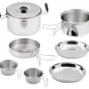Berger Topfset Edelstahl 9-teilig.