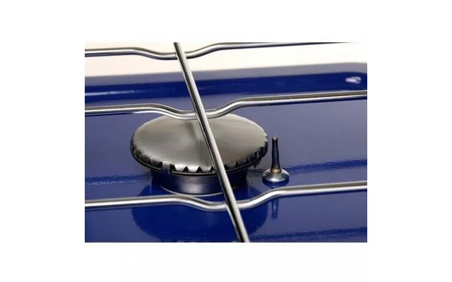 Berger 2-flammiger Gaskocher Blau 3,2 Kw, 50 Mbar, Ohne Zündsicherung 5 Berger 2-flammiger Gaskocher Blau 3,2 Kw, 50 Mbar, Ohne Zündsicherung – Bild 3