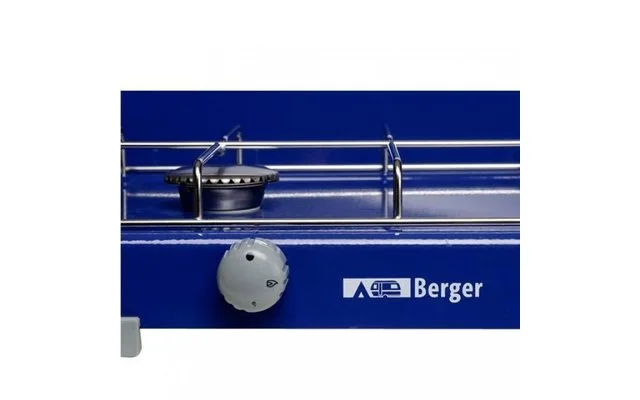 Berger 2-flammiger Gaskocher Blau 3,2 Kw, 50 Mbar, Ohne Zündsicherung 6 Berger 2-flammiger Gaskocher Blau 3,2 Kw, 50 Mbar, Ohne Zündsicherung – Bild 4