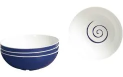 Gimex Twist Müslischale 4er Set Rot -Camping-Haushalt Verkaufs 165272 2443559