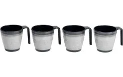 Flamefield Granite Melamin Geschirr-Set 12-tlg. Grey -Camping-Haushalt Verkaufs 252395 1808886