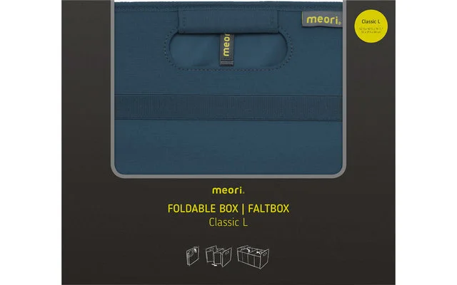 Meori Faltbox Classic Marineblau Large 30 Liter 9 Meori Faltbox Classic Marineblau Large 30 Liter – Bild 7