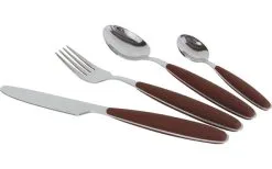 Gimex Edelstahlbesteck Set 16 Tlg. Braun -Camping-Haushalt Verkaufs 335424 2538158 1