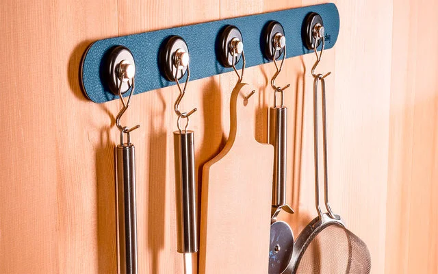 Silwy® Magnet Metall Leiste Mit Ledercoating 50 Cm Blau 3 Silwy® Magnet Metall Leiste Mit Ledercoating 50 Cm Blau