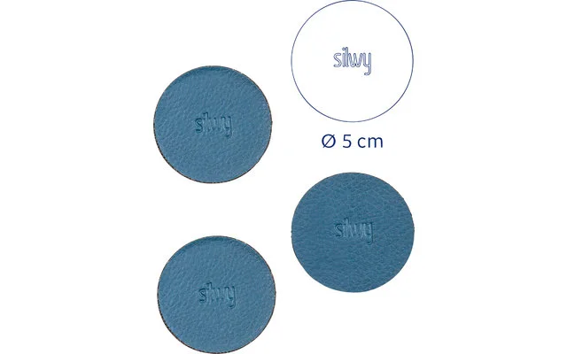Silwy® Magnet-Pads 5 Cm 4er Set Schwarz 3 Silwy® Magnet-Pads 5 Cm 4er Set Schwarz