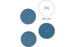Silwy® Magnet-Pads 5 Cm 4er Set Blau