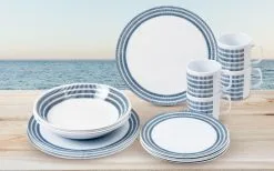 Brunner Bluebay Melamin-Set 16-tlg. -Camping-Haushalt Verkaufs 343269 2393110