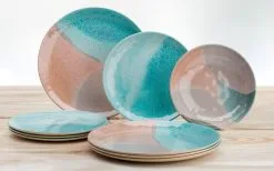 Flamefield Dunes And Sea Geschirr-Set 12 Tlg. 9 Flamefield Dunes And Sea Geschirr-Set 12 Tlg. -Camping-Haushalt Verkaufs 343398 2381231