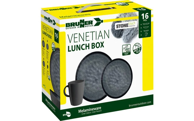 Brunner Midday Venetian Melamin Geschirr-Set 16-tlg. 3 Brunner Midday Venetian Melamin Geschirr-Set 16-tlg.