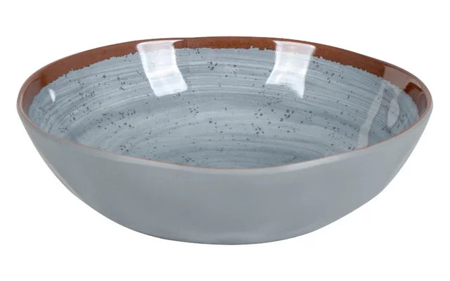 Bo-Camp Melamin Schüssel Set 4 Stück Blau / Braun 4 Bo-Camp Melamin Schüssel Set 4 Stück Blau / Braun – Bild 2