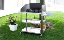 CF Parker 2-flammiger Gaskocher Mit Zündsicherung Anthrazit