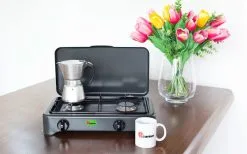 CF Parker 2-flammiger Gaskocher Ohne Zündsicherung Anthrazit 11 CF Parker 2-flammiger Gaskocher Ohne Zündsicherung Anthrazit -Camping-Haushalt Verkaufs 397965 2906040