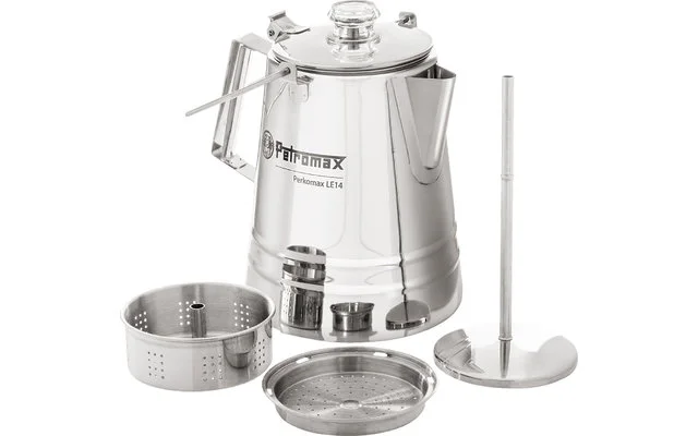 Petromax Perkomax LE14 Edelstahl Kaffee Perkolator 1,5 Liter 4 Petromax Perkomax LE14 Edelstahl Kaffee Perkolator 1,5 Liter – Bild 2