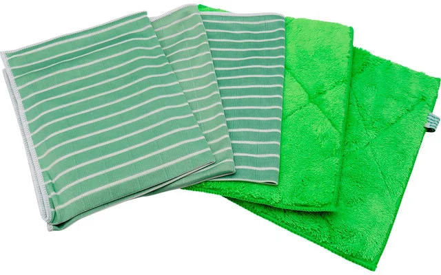 Awiwa Bambus Mikrofasertuch 5er Set Grün 3 Awiwa Bambus Mikrofasertuch 5er Set Grün