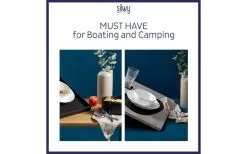 Silwy® Tricky Zusammenklappbares Besteck-Set 3-tlg. 7 Silwy® Tricky Zusammenklappbares Besteck-Set 3-tlg. -Camping-Haushalt Verkaufs 435252 3100794