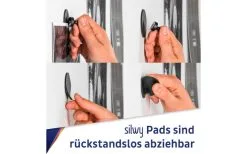 Silwy® Smart Magnet-Pins Inkl. Metall Nano Gel Pads Schwarz 11 Silwy® Smart Magnet-Pins Inkl. Metall Nano Gel Pads Schwarz -Camping-Haushalt Verkaufs 435408 3102506