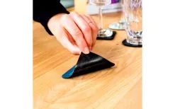 Silwy® Metall Nano Gel Untersetzer Eckig 8,3 X 8,3 Cm Weiß -Camping-Haushalt Verkaufs 435531 3104271