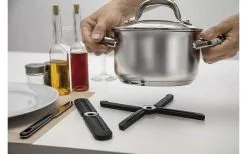 WEDO Topfuntersetzer Schwarz 25 Cm -Camping-Haushalt Verkaufs 458295 3595696