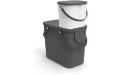 Rotho Albula Recycling Müllsystem 25 Liter Dunkelgrün -Camping-Haushalt Verkaufs 460517 3317690