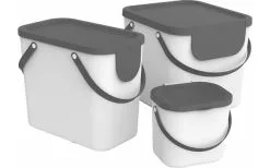 Rotho Albula Recycling Müllsystem 25 Liter Cappuccino -Camping-Haushalt Verkaufs 489477 3317696 1