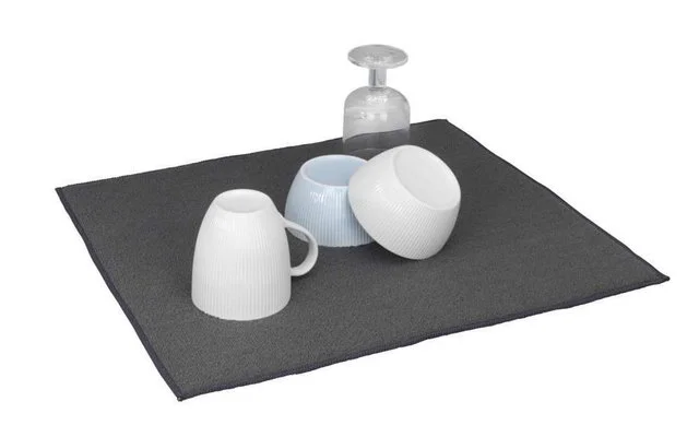 Wenko Mikrofaser Abtropfmatte Miko Blau 5 Wenko Mikrofaser Abtropfmatte Miko Blau – Bild 3