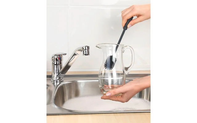 Wenko Silikon Spülbürste 25 Cm Grau 6 Wenko Silikon Spülbürste 25 Cm Grau – Bild 4
