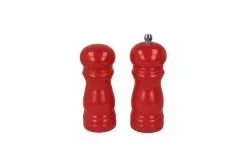 Metaltex Salz- Und Pfeffermühle 2er Set Rot -Camping-Haushalt Verkaufs 497063 3376088
