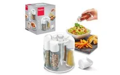 Metaltex Spice-8 Gewürzständer Schwarz 12 Metaltex Spice-8 Gewürzständer Schwarz -Camping-Haushalt Verkaufs 497165 3341525