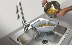 Metaltex Drain On Abfallsieb, Spülbeckensieb Türkis -Camping-Haushalt Verkaufs 497273 3345545