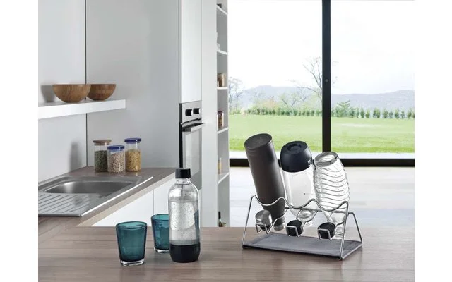 Metaltex Sodatex 2 Abtropfgestell Für 2 Flaschen 8 Metaltex Sodatex 2 Abtropfgestell Für 2 Flaschen – Bild 6