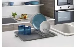 Metaltex Dry-Tex 2-in-1 Abtropfgestell Mit Microfasermatte Schwarz -Camping-Haushalt Verkaufs 497453 3367490