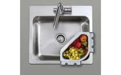 Metaltex Drain On Abfallsieb, Spülbeckensieb Türkis -Camping-Haushalt Verkaufs 497489 3345557