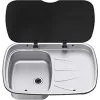 Thetford Argent Sink Spülbecken Links 9,6 Liter