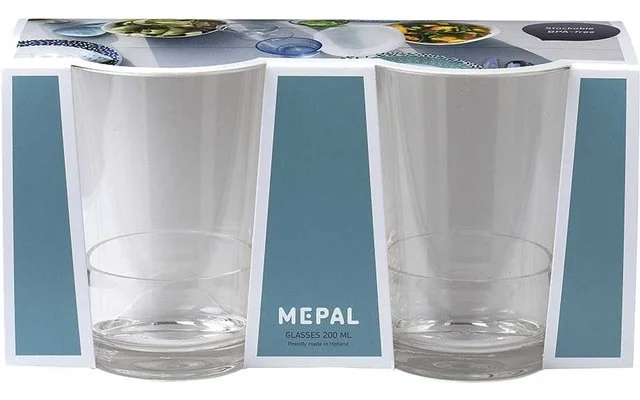 Mepal Flow Kunststoffglas 2er Set 200 Ml 3 Mepal Flow Kunststoffglas 2er Set 200 Ml