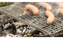 Robens Lassen Grilluntersetzer Kombi S Silber -Camping-Haushalt Verkaufs 515303 3384524