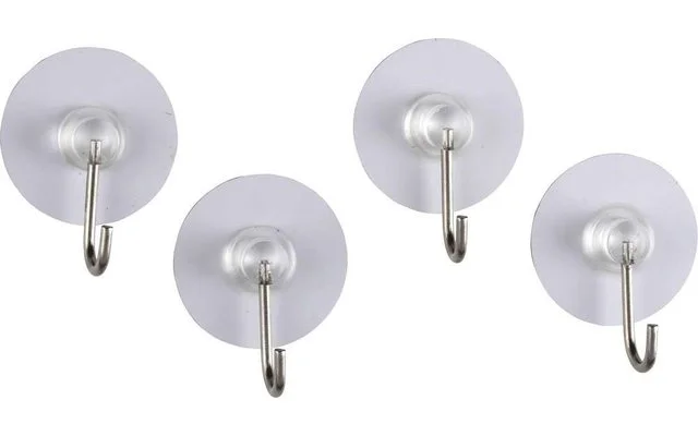 Wenko Static-Loc Nickelhaken Wandhaken Weiß 4er Set 7 Wenko Static-Loc Nickelhaken Wandhaken Weiß 4er Set – Bild 5
