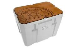 Petromax Haft-Auflage Für Kühlbox Kx25 Braun Mit Drachenemblem -Camping-Haushalt Verkaufs 525177 3458961