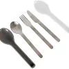 Bo-Camp Besteckset 3 Teilig 1 Person Silber -Camping-Haushalt Verkaufs 534067 3654260