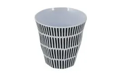 Bo-Camp Tableware Mix And Match Essgeschirr 16 Teilig Schwarz/weiß