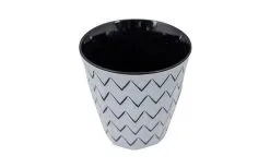 Bo-Camp Tableware Mix And Match Essgeschirr 16 Teilig Schwarz/weiß -Camping-Haushalt Verkaufs 541939 3531772