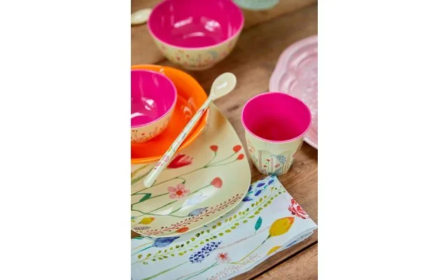 Rice Melamin Becher Medium 300 Ml Bunt Summer Rush 4 Rice Melamin Becher Medium 300 Ml Bunt Summer Rush – Bild 2