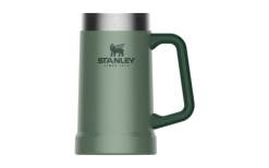 Stanley-1913 Stanley Adventure Big Grip Beer Stein Bierkrug 0,70 Liter Hammertone Grün