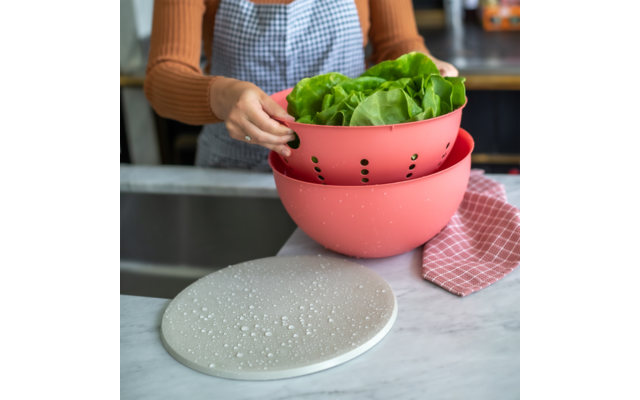 Koziol Sieb Palsby Abtropfsieb Nature Coral 5 Koziol Sieb Palsby Abtropfsieb Nature Coral – Bild 3