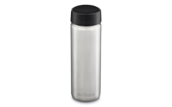 Klean Kanteen Wide Loop Cap Edelstahl Thermoflasche Brushed Stainless 800 Ml
