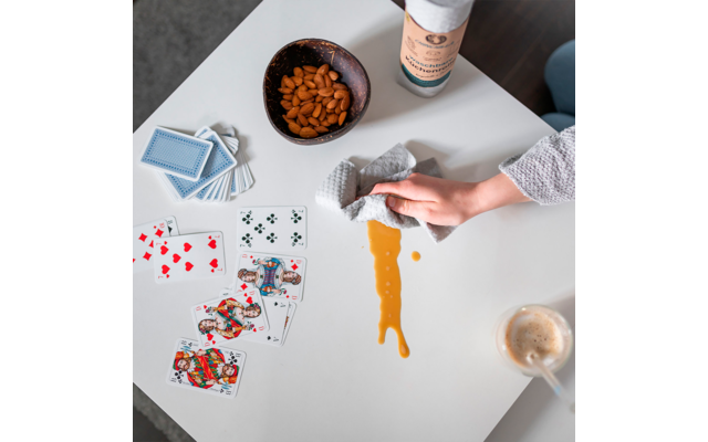 Chinchilla Waschbare Küchenrolle Aus Holzzellulose Und Baumwolle Grau 3 Chinchilla Waschbare Küchenrolle Aus Holzzellulose Und Baumwolle Grau