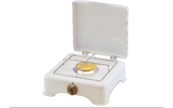 GOK Gaskocher 2-flammig 50 Mbar 3,5 KW Weiss Anschluss RST8 Rost Schwarz