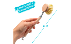 Chinchilla Wechselköpfe 3 Stück Aus Holz Inklusive Spülbürste -Camping-Haushalt Verkaufs 613903 4445503