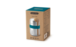 Black+Blum Black And Blum Food Flask Thermobecher 400 Ml Ozean -Camping-Haushalt Verkaufs 614535 4340227