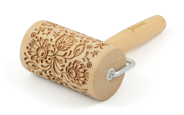 Folkroll Teigrolle Folk Floral, Mini 3 Folkroll Teigrolle Folk Floral, Mini